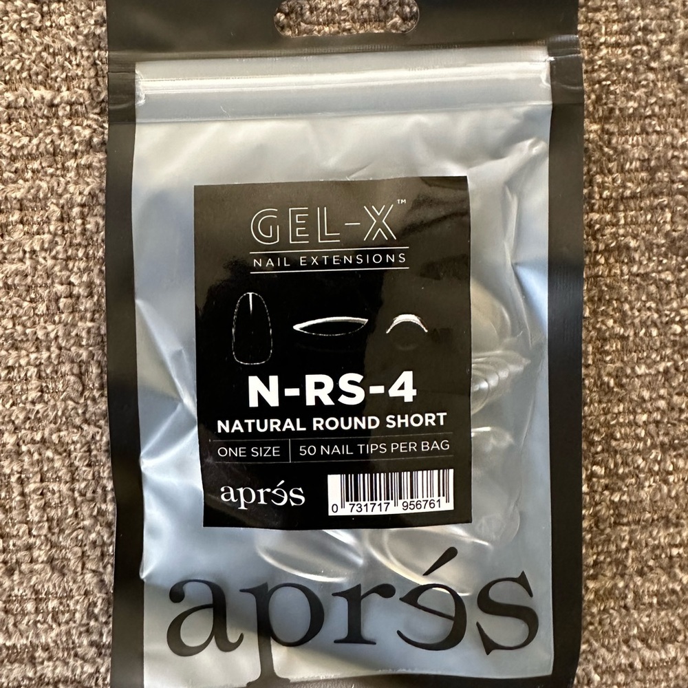 Natural Round Short Refill (50 tips per bag) N-RS-4